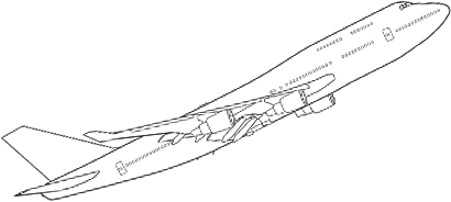 building in background of business card