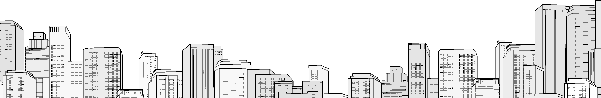 building in background of business card